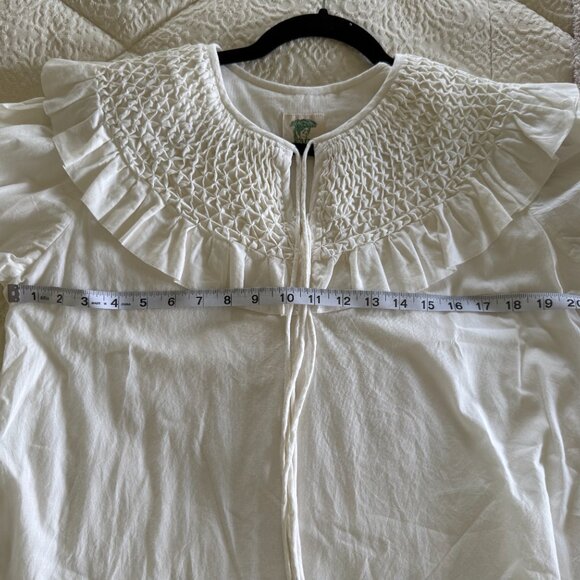 VGUC Daydress Esme Blouse White Size S - Picture 4 of 5